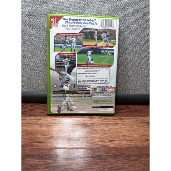 All-Star Baseball 2004 - Original Xbox Game - Complete & Tested - Picture 2 of 4